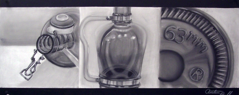 16. Observational Drawing, 9in x 24in